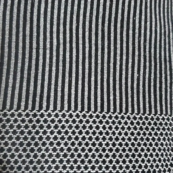 Athleta grey striped long sleeve mock turtleneck base layer compression workout - Picture 9 of 9